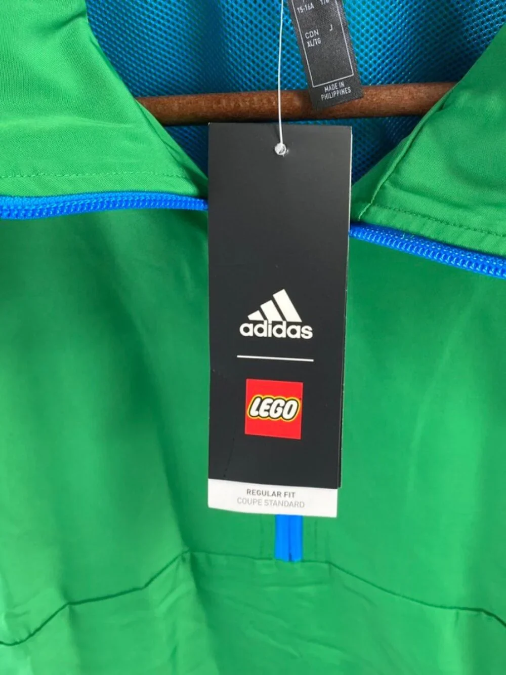 Adidas x Lego Collab Windbreaker Jacket Size XL